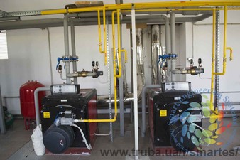 Газовая система отопления в частной школе. &mdash; Smart Engineering System